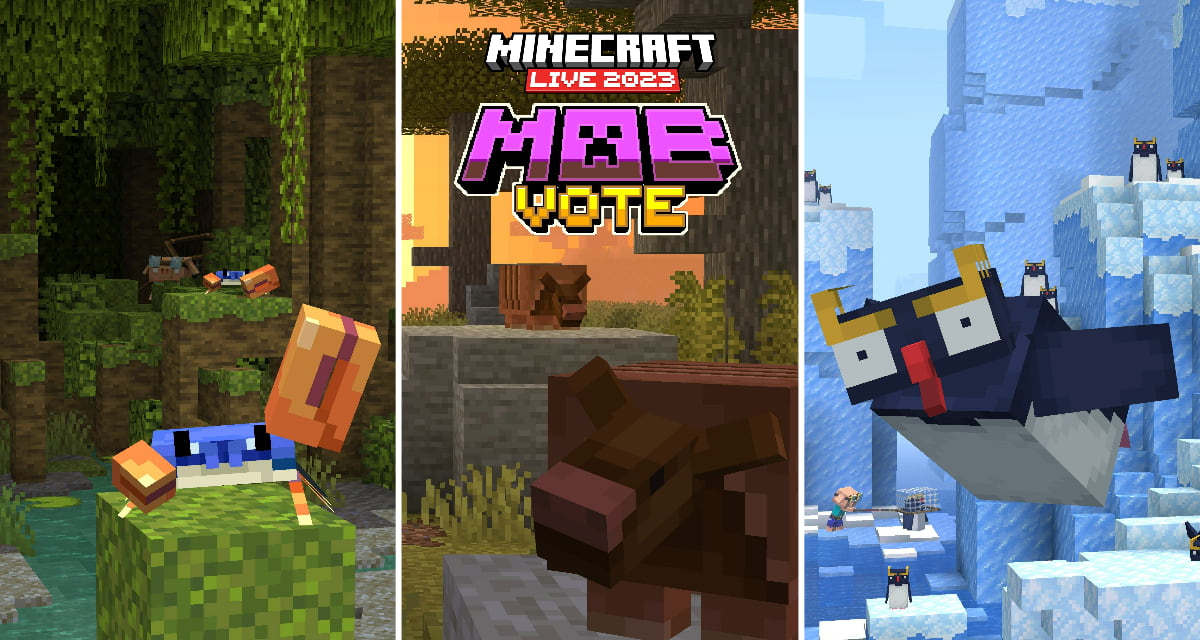 Minecraft Mob Vote 2023: Descubra As 3 Criaturas E Como Votar No Minecraft  Live 2023 - Minecraft Tutos